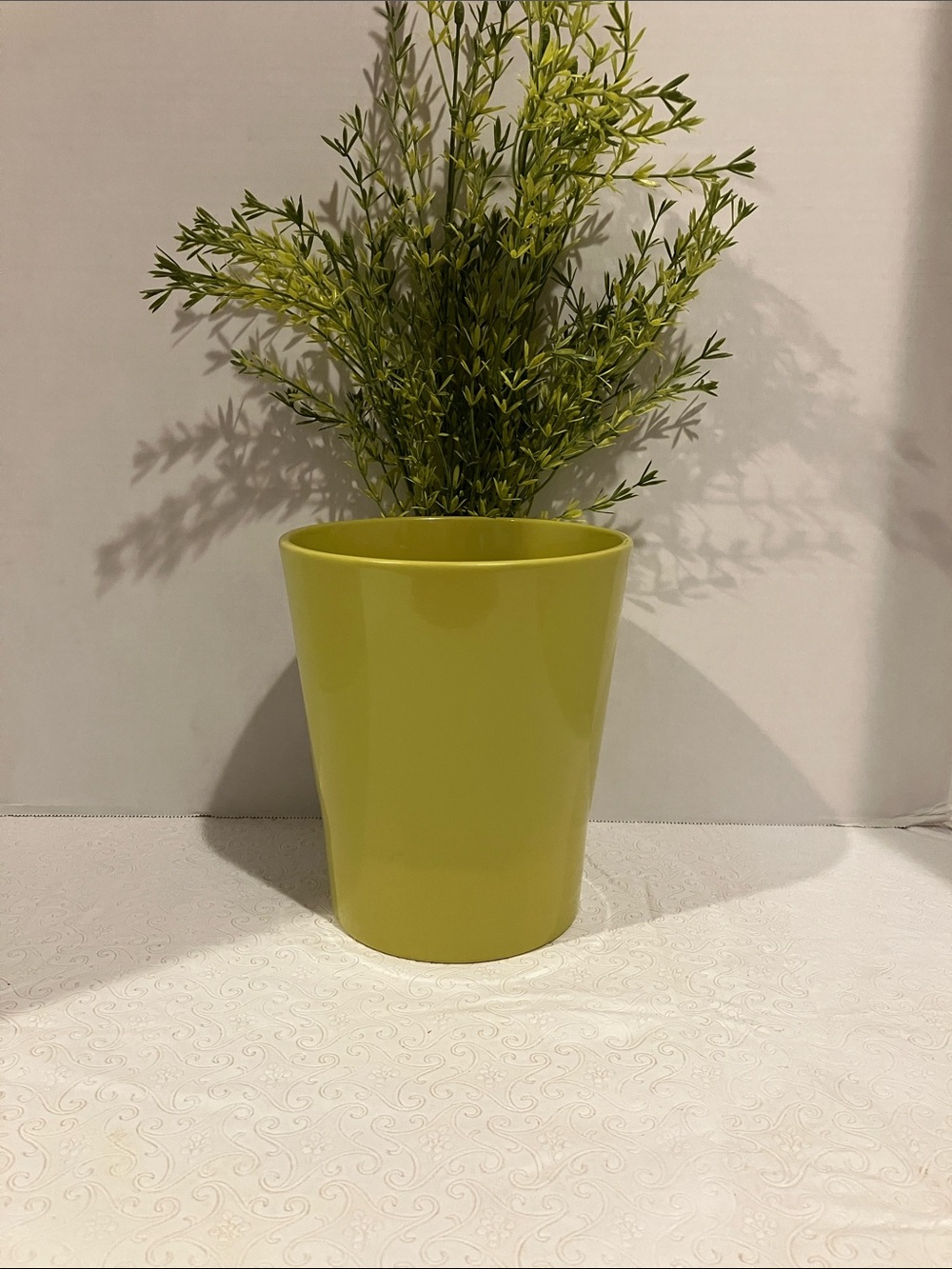 Contemporary Lime Green Decorative Plant Pot